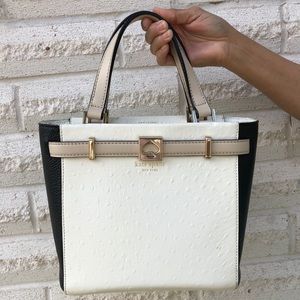 Kate Spade Black and White Handbag Rtl $499